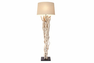 Sculpted Natural Vine Floor Lamp
