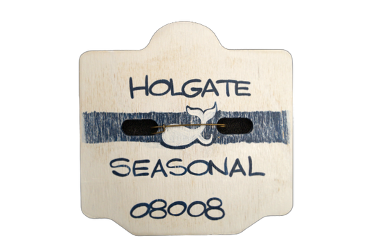 Beach Badge Navy Holgate with Whale ***