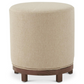 22 INCH ZEUS NATURAL SWIVEL STOOL W/RECLAIMED PINE WOOD BASE