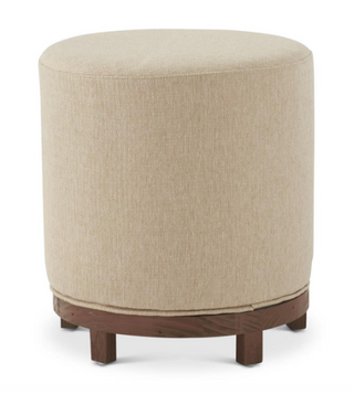 22 INCH ZEUS NATURAL SWIVEL STOOL W/RECLAIMED PINE WOOD BASE
