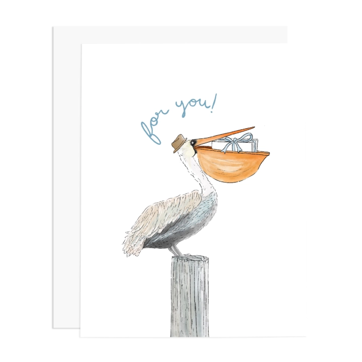 For You Pelican Greeting Card