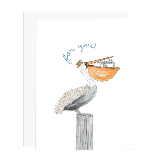 For You Pelican Greeting Card