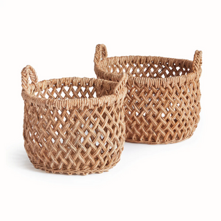 Emlyn Baskets with Handles   Set of 2
