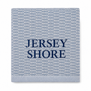*CUSTOM* Cape Cod Throw   Regatta   Navy Thread   JERSEY SHORE
