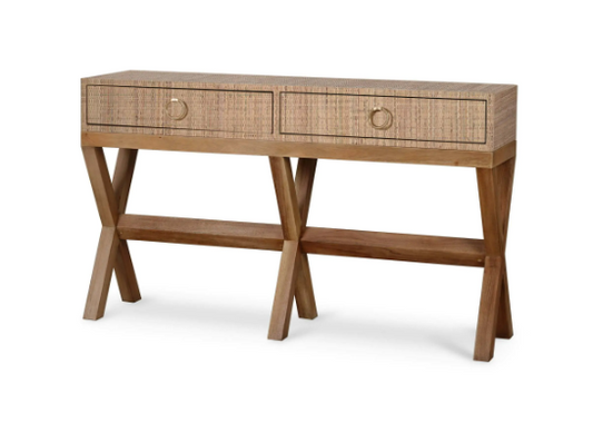 Renoir Console w/ Rattan Natural Raw (RNAT/RAW)