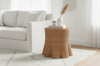 Outdoor Scallop Side Table
