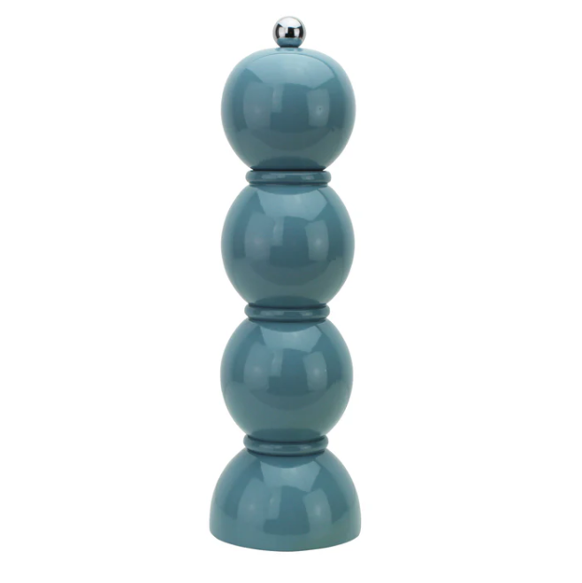 Chambray Blue Bobbin Salt or Pepper Mill