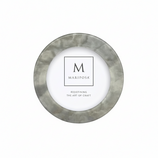 Marble Acrylic Round Frame
