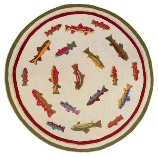 Summer Trout Rug   Online Only
