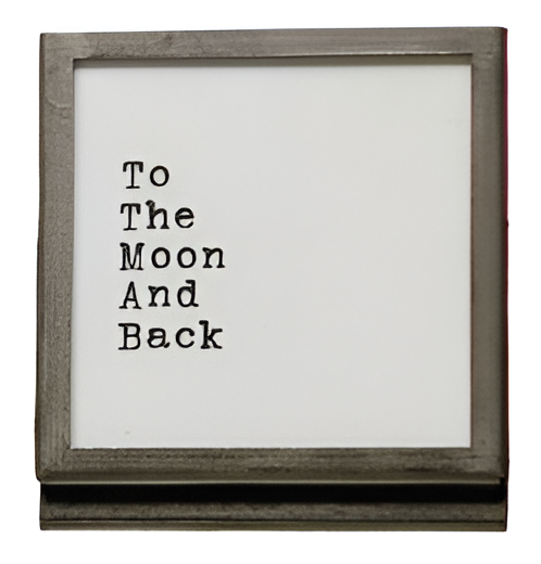 Frame with Easel and Saying II