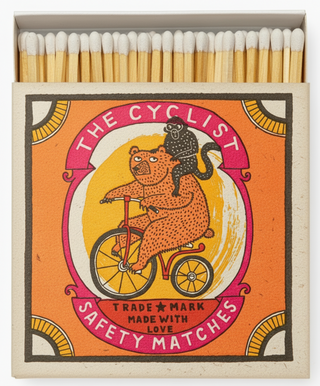 The Cyclist Square Matchbox
