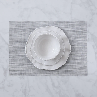 VIDA Rectangular Woven Placemat (Grey)
