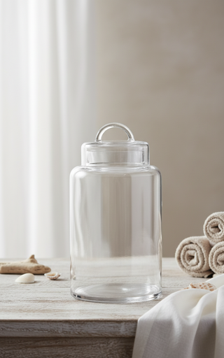 Glass Container with Lid, Large
