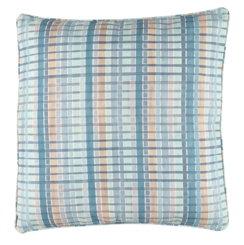 Cosmos Decorative Indoor/Outdoor Pillow - Teal - 22" Square