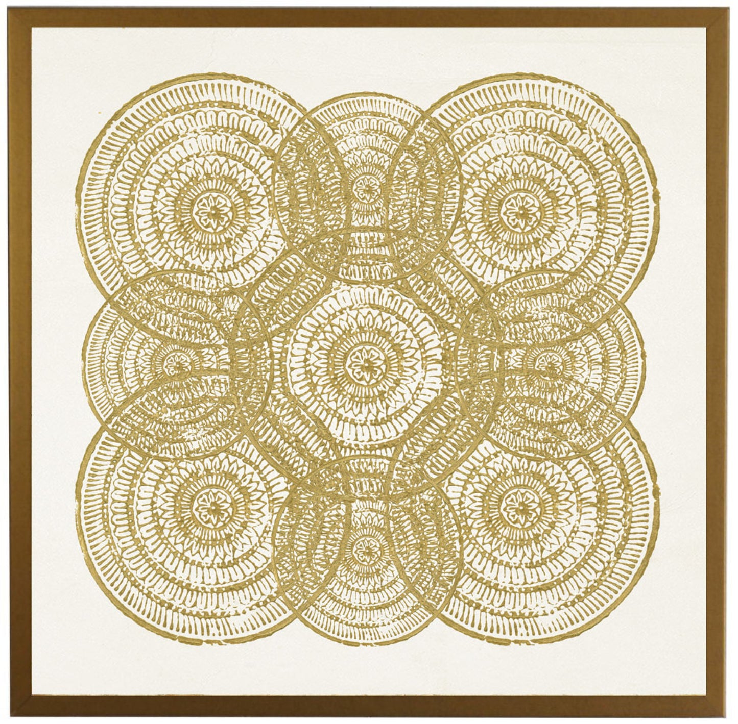 Gold Block Print A - Online Only