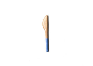 Blue Fundamental Wood Appetizer Spreader
