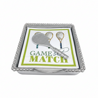 Game Set Match Beaded Napkin Box Set
