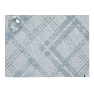 Set of 4 Ribbons Placemats   Blue
