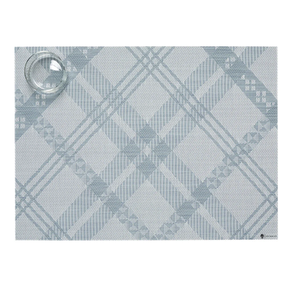 Set of 4 Ribbons Placemats - Blue