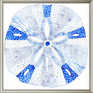 Indigo Shell II   Set of 2
