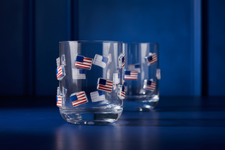 American Flag Icon Acrylic Dof Glass
