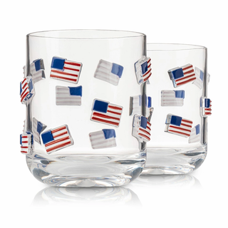 American Flag Icon Acrylic Dof Glass
