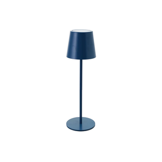 Metal LED Table Lamp with Touch Sensor   Navy
