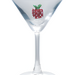 4 oz. Martini Glass with Hand-Blown Holiday Figure I