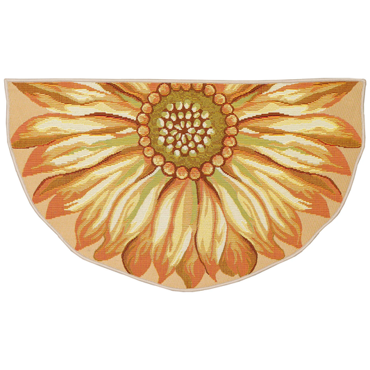Sunflower Indoor/Outdoor Mat Yellow