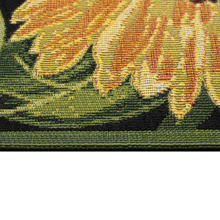 Esencia Sunflowers Indoor/Outdoor Mat Black
