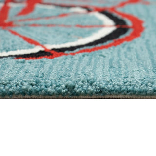 Bike Ride Blue Rug 24" x 36"
