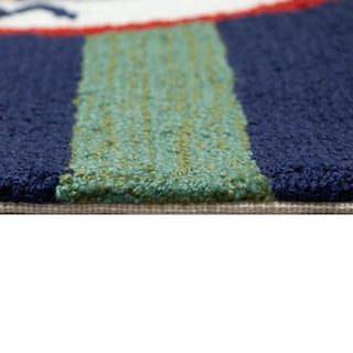 Striped Compass Multi Rug 24" x 36"
