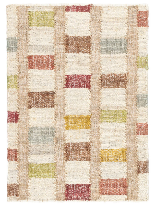 Mosaic Handwoven Jute Rug - Multi - 2' x 3'