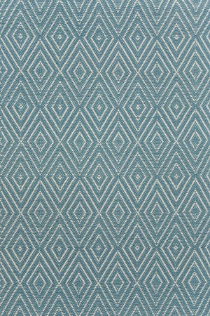 Diamond Slate/Light Blue Indoor/Outdoor Rug 2x3