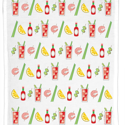 Bloody Mary Organic Cotton Hand Towel