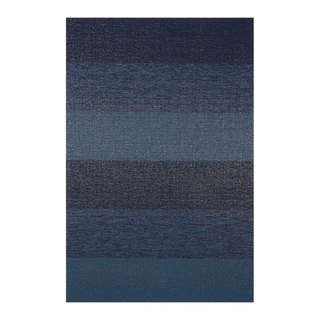 Marbled Stripe Shag Mat   Bay Blue
