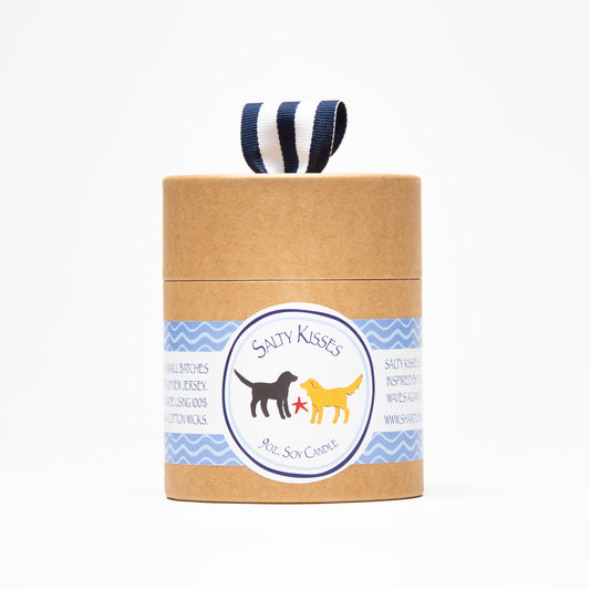 Salty Kisses 9oz Soy Candle - Beach Dogs
