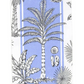 SOUTHERN PALMS BLUE Napkins