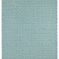 Miss Muffet Teal Handwoven Cotton Rug 2x3