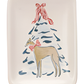 Stoneware Dish w/ Christmas Tree & Animal/Saying III