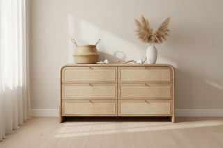 Cannes 6 Drawer Double Dresser
