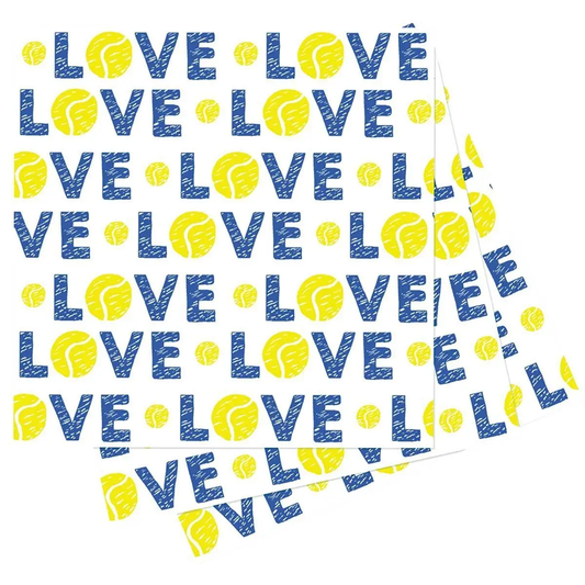 Tennis Love Paper Napkins Pack of 20