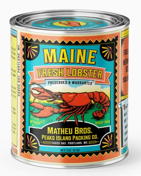 Vintage Maine Lobster Style Candle