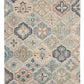 Pali Blue Woven Jute Rug 2x3