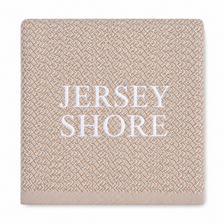 *CUSTOM* Cape Cod Throw   Oatmeal   White Thread   JERSEY SHORE

