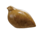 Terra-cotta Quails with Pattern - Small