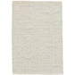 Marled Light Blue Woven Cotton Rug 2x3