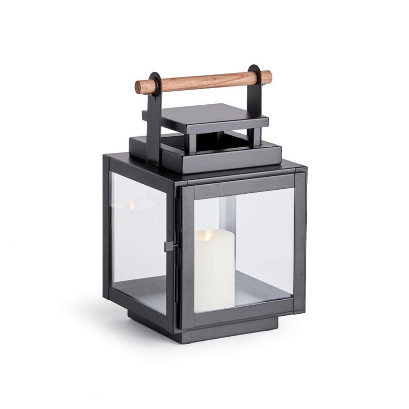 Adwin Outdoor Lantern, Small - Black