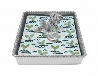 Mermaid Beaded Napkin Box Set
