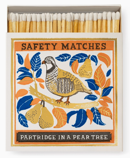 Partridge | Square - Christmas Safety Matches